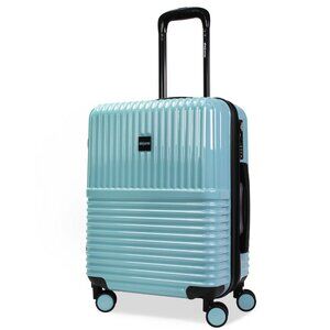 World Traveler Dejuno Tonal 20-Inch Carry-On Polycarbonate Luggage - Glacier